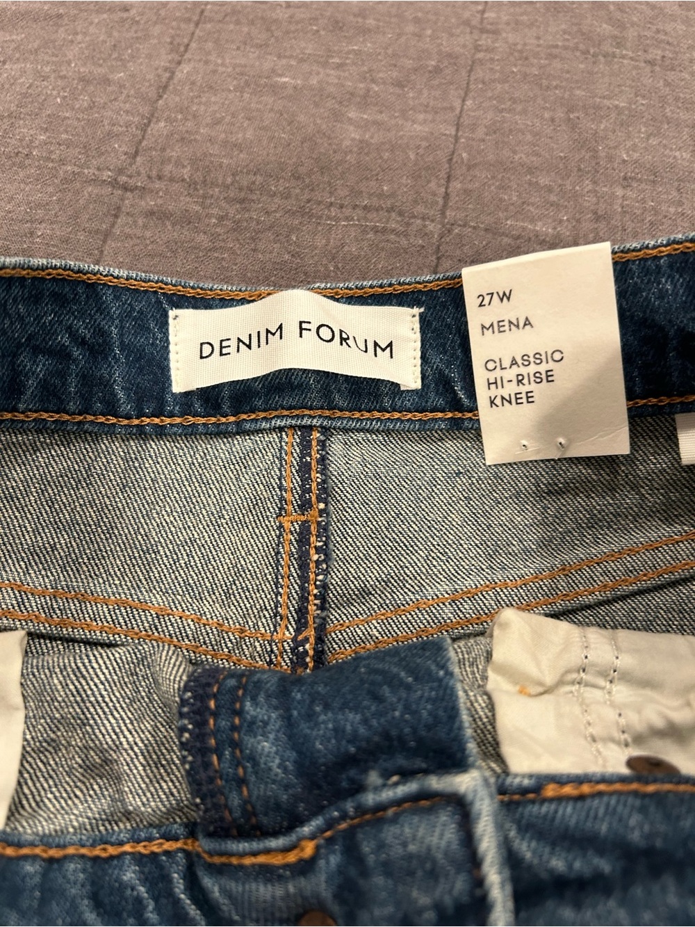 Denim Forum Mena Denim Skirt - Picture 3 of 5